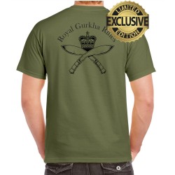 Royal Gurkha Rifles T-SHIRT 100% COTTON