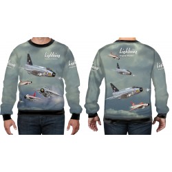 ENGLISH ELECTRIC LIGHTNING JET FIGHTER ROYAL AIR FORCE AIRCRAFT T SHIRT
