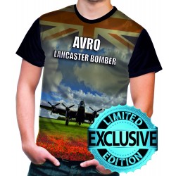 AVRO Lancaster Blueprint T-Shirt Thumper Rolls Royce Bomber Command Aircraft RAF