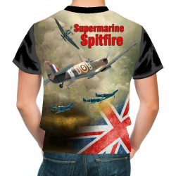 RAF-Supermarine-Spitfire-T-Shirt-Army-World-War-II Battle of Britain