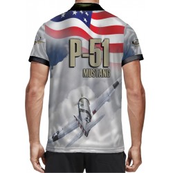 P51 Mustang American t shirt WW2 