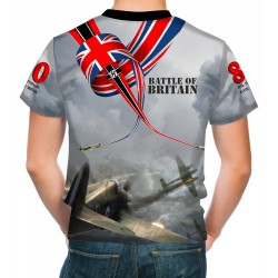 SUPERMARINE SPITFIRE BATTLEOF BRITAIN 80th ANNIVERSARY WW2 RAF AVIATION T SHIRT