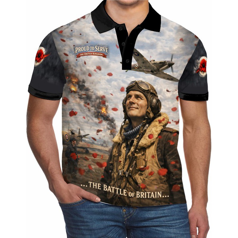 BRITISH FLAG  POLO SHIRT