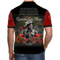 SOLDIER REMEMBER POLO SHIRTS