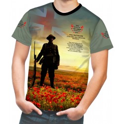 Pals Battalion (York and Lancaster Regiment) Poyester T Shirt