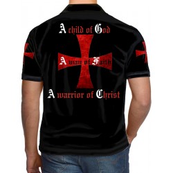 THE RISE OF THE KNIGHTS TEMPLAR TEMPLE CHRIST THE SOLDIERS OF GOD UK  POLO SHIRTS