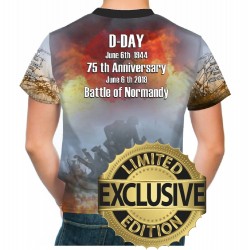 75TH ANNIVERSARY D-DAY NORMANDY T SHIRT